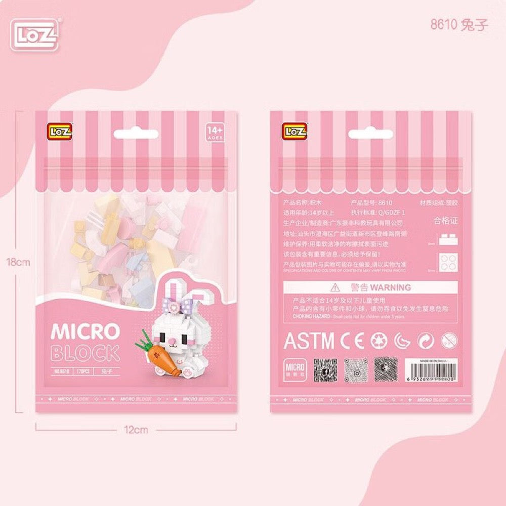 LOZ Bunny Rabbit Polybag 8610